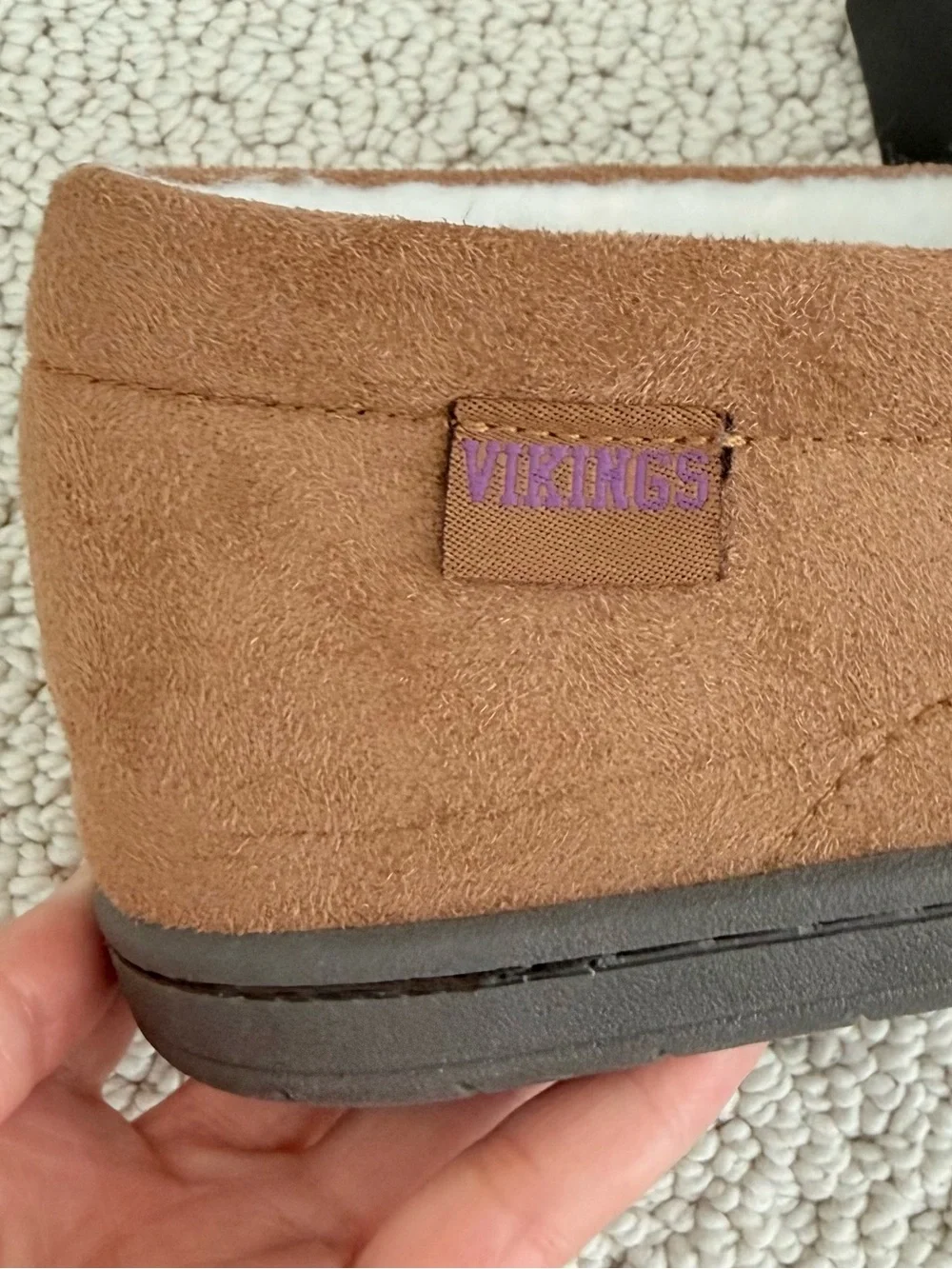 NWT Minnesota Vikings FOCO Slippers